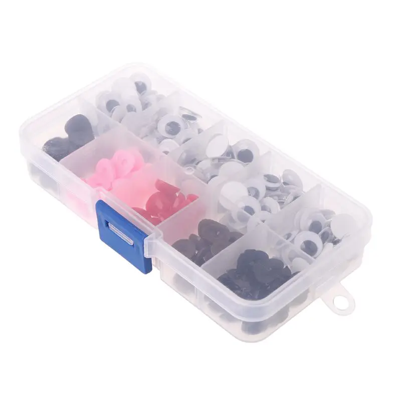 150pcs/set Self-Adhesive Plastic Safety Eyes With 75pcs Flat Noses For Bear Doll Puppet Handmade Crafts Children DIY Toys
150pcs/set Self-Adhesive Plastic Safety Eyes With 75pcs Flat Noses For Bear Doll Puppet Handmade Crafts Children DIY Toys