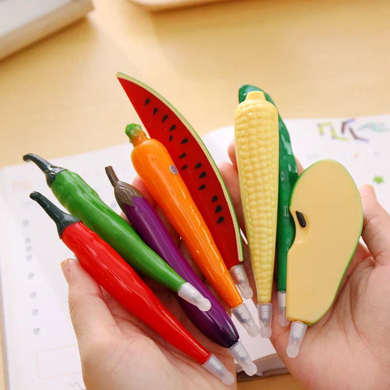 Magnetic Creative Fruit Vegetable Ballpoint Pen Funny Banana Apple Pepper Roller Ball Cute Rollerball Ballpen Stationery Store
Magnetic Creative Fruit Vegetable Ballpoint Pen Funny Banana Apple Pepper Roller Ball Cute Rollerball Ballpen Stationery Store