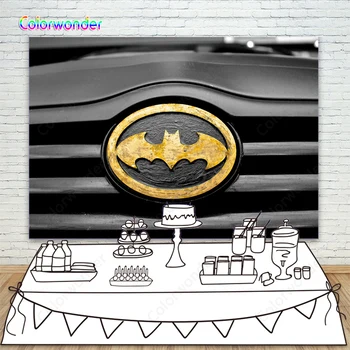 Superhero Theme Photography Background Yellow Batman 7x5ft Black Stripes Black Backdrops for Photo Booth Studio Kids Birthday
Superhero Theme Photography Background Yellow Batman 7x5ft Black Stripes Black Backdrops for Photo Booth Studio Kids Birthday