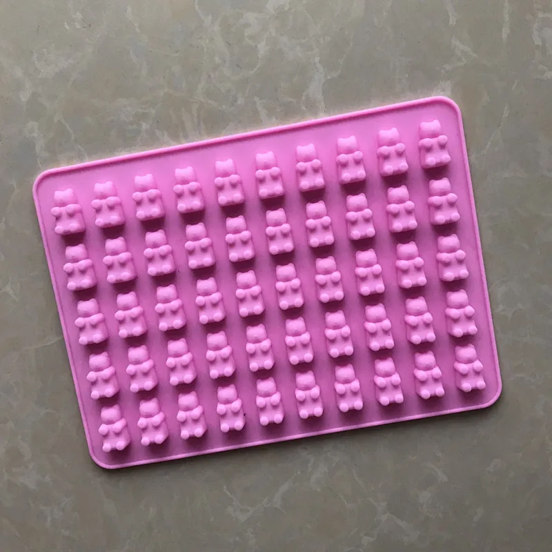 50 Cavity Cute Gummy Silicone Mold Tray Candy Bar DIY Bear Shape Chocolate Fondant Molds Children Cake Decorating Tools
50 Cavity Cute Gummy Silicone Mold Tray Candy Bar DIY Bear Shape Chocolate Fondant Molds Children Cake Decorating Tools
