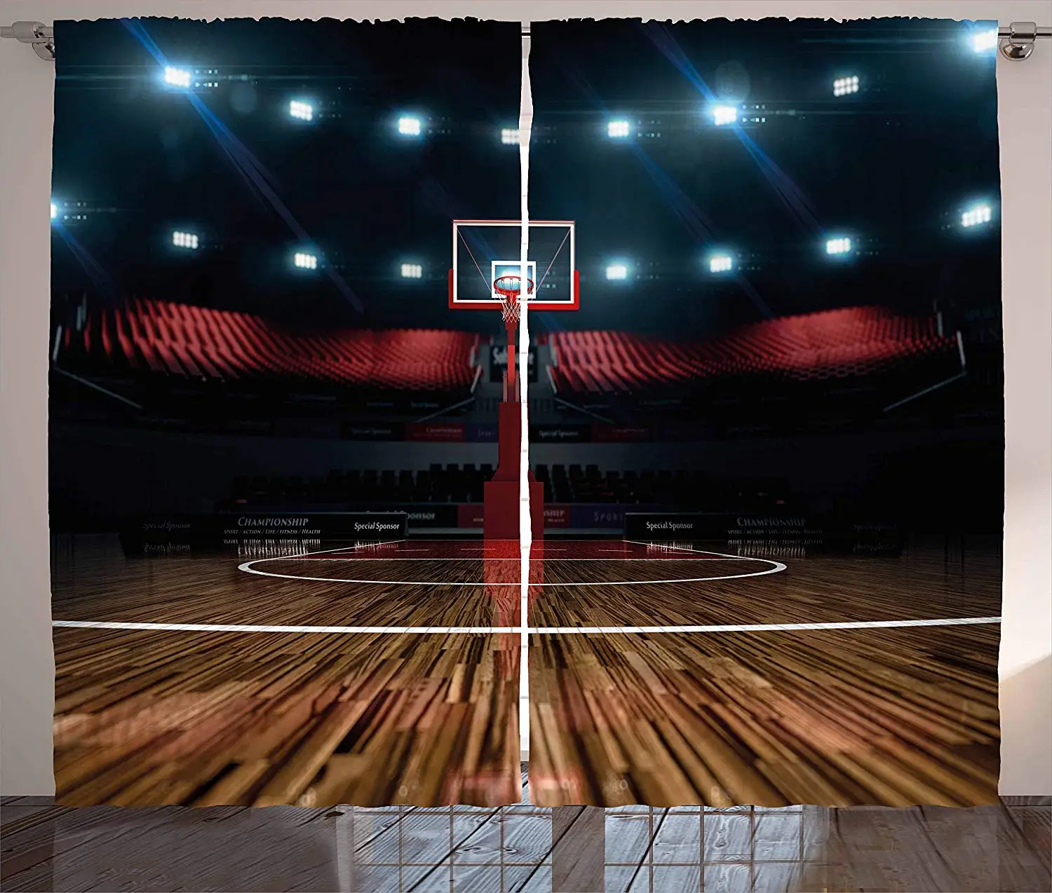 Teen Room Decor Kitchen Curtains Professional Basketball Arena Stadium Before Game Championship Sports Image Window Decor
Teen Room Decor Kitchen Curtains Professional Basketball Arena Stadium Before Game Championship Sports Image Window Decor