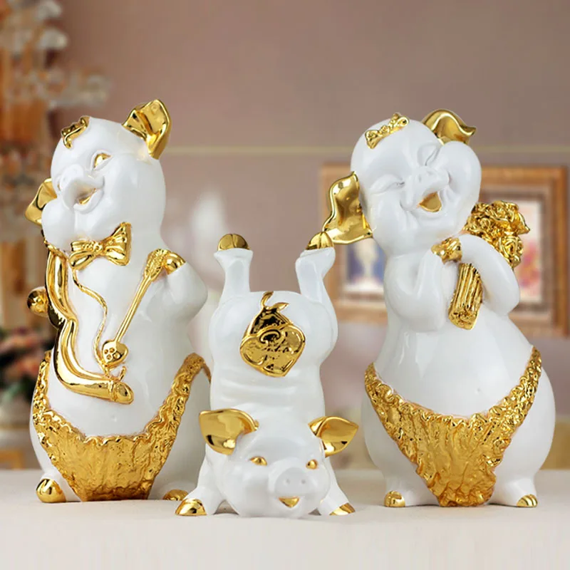 Cute pig furnishings fashion creative wedding gift ornaments home decorations simple and modern wedding gifts
Cute pig furnishings fashion creative wedding gift ornaments home decorations simple and modern wedding gifts