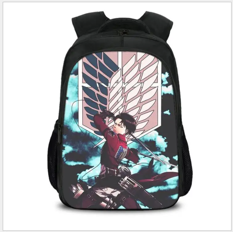 Аниме атака на Титанов Bagpack Eren рюкзаки для подростков детей школьные ранцы