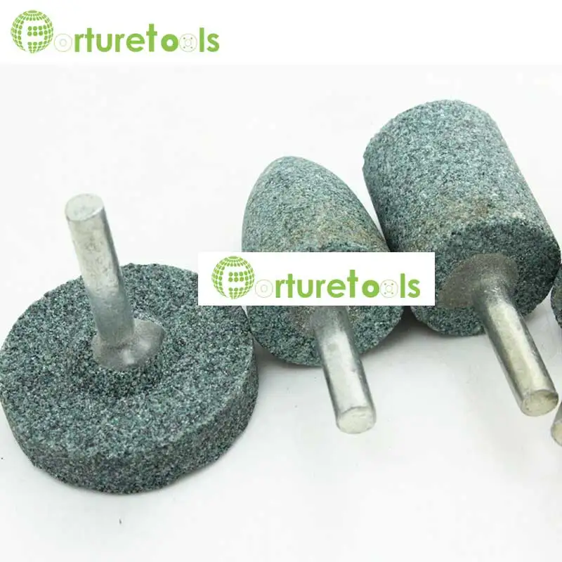 5pcs mounted point Green silicon carbide mounted wheel with 6mm shank for alloy tungsten agate jade stones MT037
5pcs mounted point Green silicon carbide mounted wheel with 6mm shank for alloy tungsten agate jade stones MT037