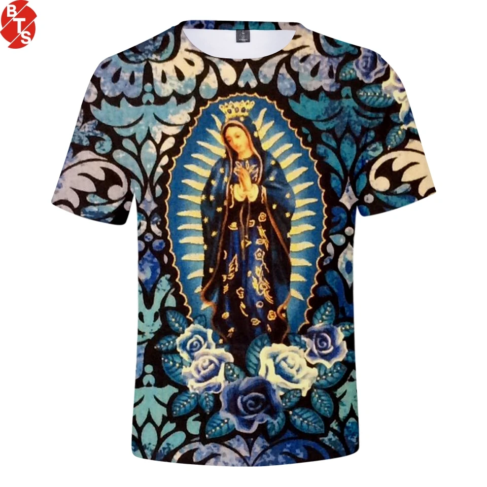 2018 Our Lady of Guadalupe 3d T Shirt Summer Hipster Short Sleeve Tee Tops Our Lady of Guadalupe Men/Women Fashion T-Shirts
2018 Our Lady of Guadalupe 3d T Shirt Summer Hipster Short Sleeve Tee Tops Our Lady of Guadalupe Men/Women Fashion T-Shirts