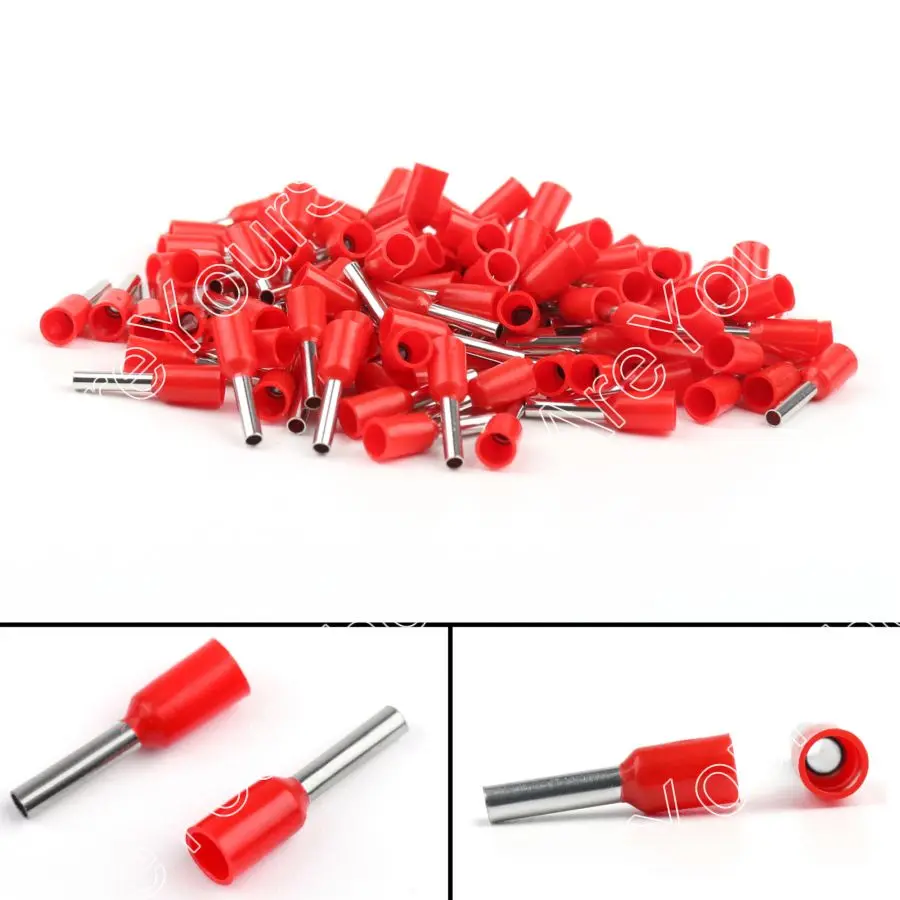 Areyourshop 1000Pcs E1508 Wire Copper Crimp Connector Insulated Cord Terminal 16AWG 1.5mm Red Pin E
Areyourshop 1000Pcs E1508 Wire Copper Crimp Connector Insulated Cord Terminal 16AWG 1.5mm Red Pin E
