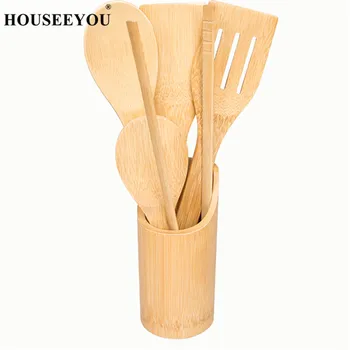 6 Pcs/set Nonstick Cooking Tool Sets Wooden Kitchen Utensils Bamboo Cooking Cookware Tools Spatula Gadgets Nature Color
6 Pcs/set Nonstick Cooking Tool Sets Wooden Kitchen Utensils Bamboo Cooking Cookware Tools Spatula Gadgets Nature Color