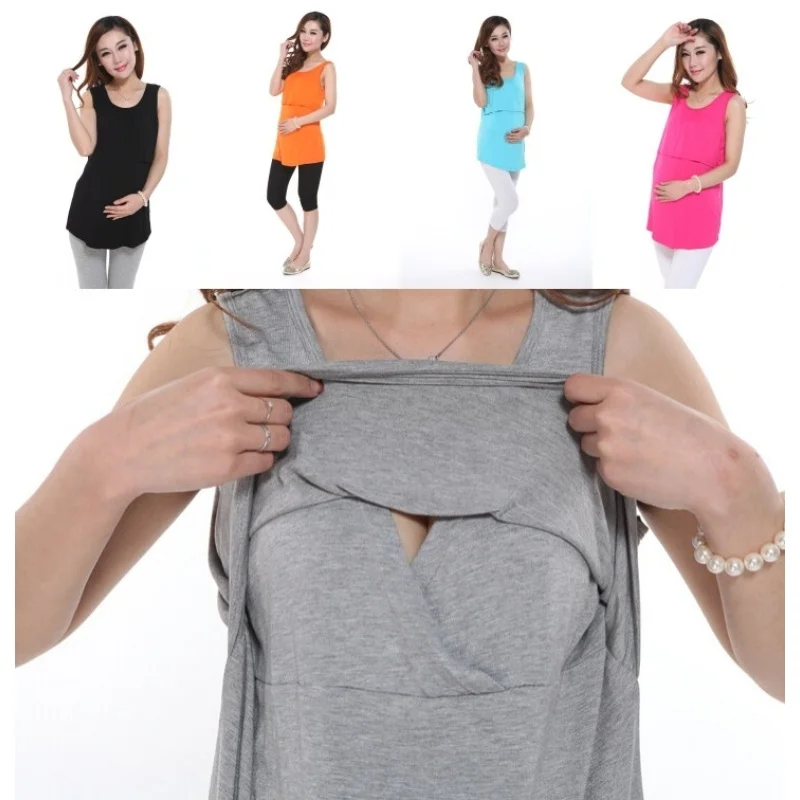 Image Soft Women Maternity Nursing t shirt for Pregnant Women Pregnancy Women s Clothing Mother Home Clothes R2 16H