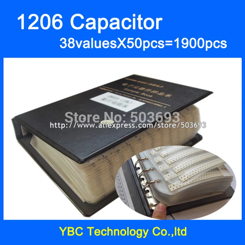 Free Shipping 1206 SMD Capacitor Sample Book 38valuesX50pcs=1900pcs 10PF~22UF Capacitor Assortment Kit Pack
Free Shipping 1206 SMD Capacitor Sample Book 38valuesX50pcs=1900pcs 10PF~22UF Capacitor Assortment Kit Pack