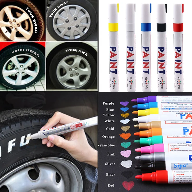5PSC Car Paint Pen Scratch Repair Pen Remover Painting Paint Marker Pen Car Tyre Tire Tread Rubber Graffiti Pen for Dropshipping
5PSC Car Paint Pen Scratch Repair Pen Remover Painting Paint Marker Pen Car Tyre Tire Tread Rubber Graffiti Pen for Dropshipping