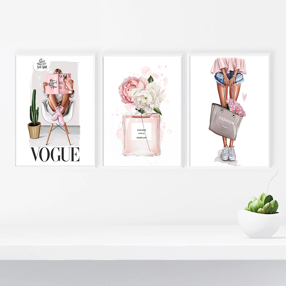 Quadro Fashion Figure Wall Art Canvas Painting Perfume Bottle Posters Flower And Prints Style Wall Pictures For Living Room
Quadro Fashion Figure Wall Art Canvas Painting Perfume Bottle Posters Flower And Prints Style Wall Pictures For Living Room