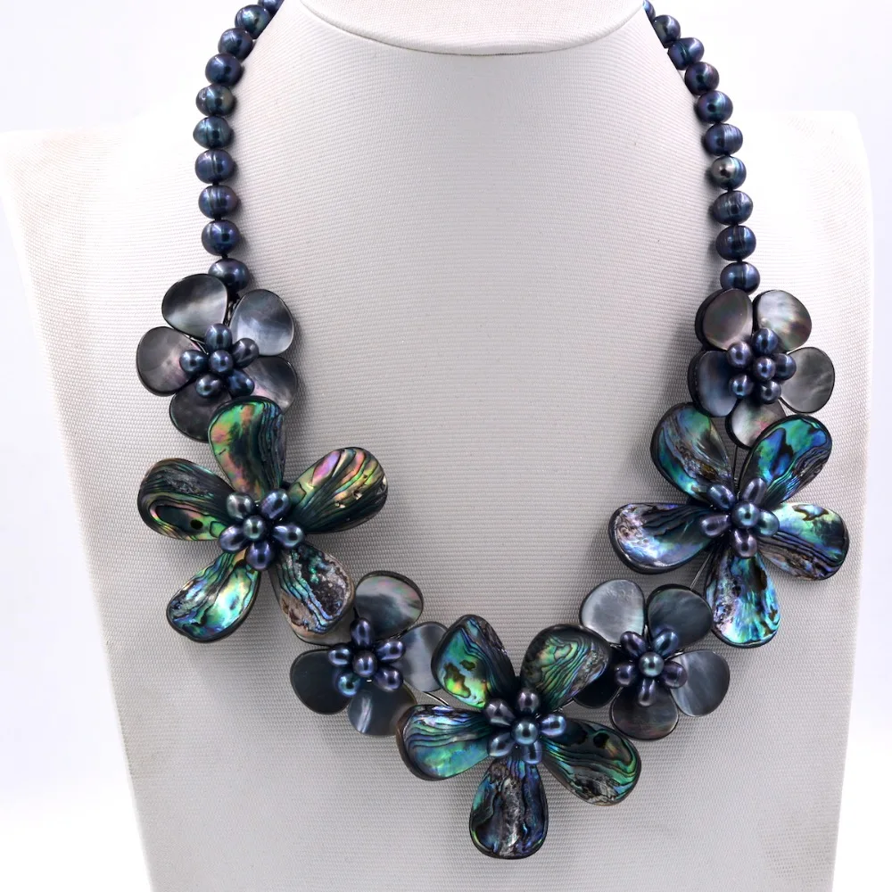 Noble Female Jewelry Black Sea Shell And Rainbow Abalone Pearl Flower Choker Necklace With Gifts Jewelry Wholesale Free Shipping
Noble Female Jewelry Black Sea Shell And Rainbow Abalone Pearl Flower Choker Necklace With Gifts Jewelry Wholesale Free Shipping