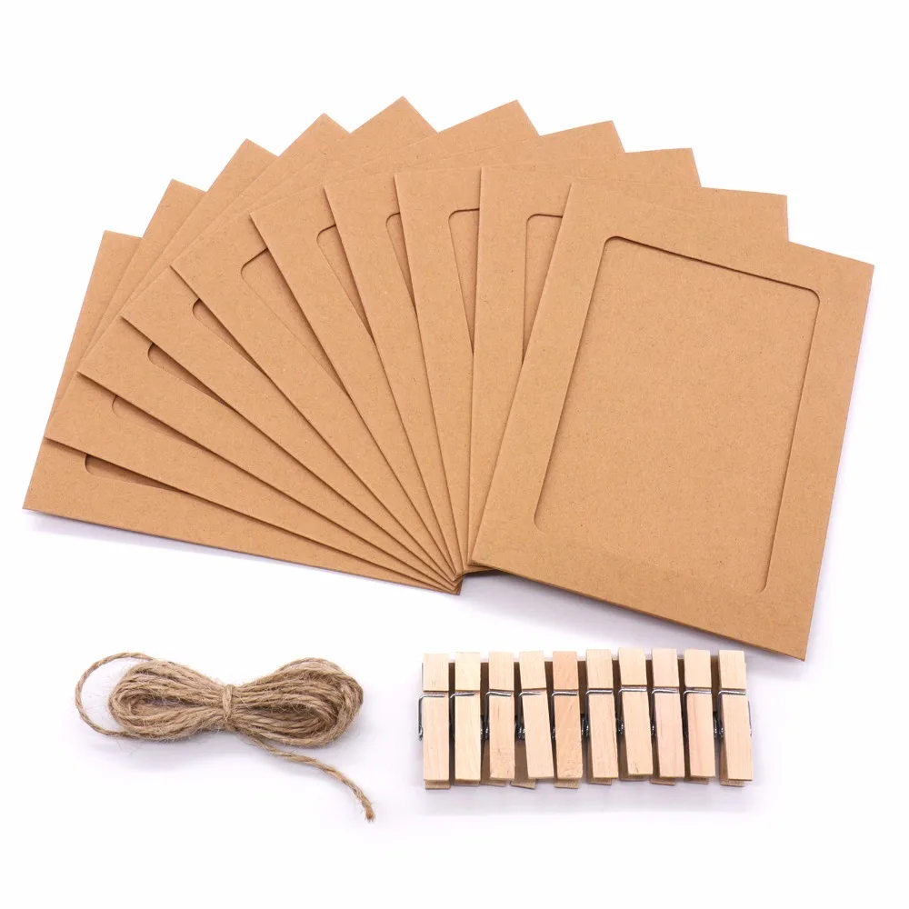10pcs Kraft paper clip photo film frame wedding birthday party decoration photo banner party memory photo wall
10pcs Kraft paper clip photo film frame wedding birthday party decoration photo banner party memory photo wall