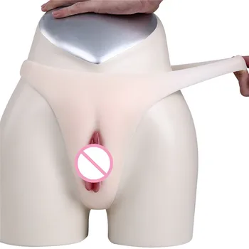 Fun Crossdresser Equipment Vaginal Transformation Panties 100% Silicone Sexy Butterfly Vulva Fake Vaginal Thong
Fun Crossdresser Equipment Vaginal Transformation Panties 100% Silicone Sexy Butterfly Vulva Fake Vaginal Thong
