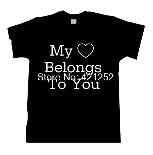 My Heart Belongs To You Love T-Shirt shirt Tshirt | Женская одежда