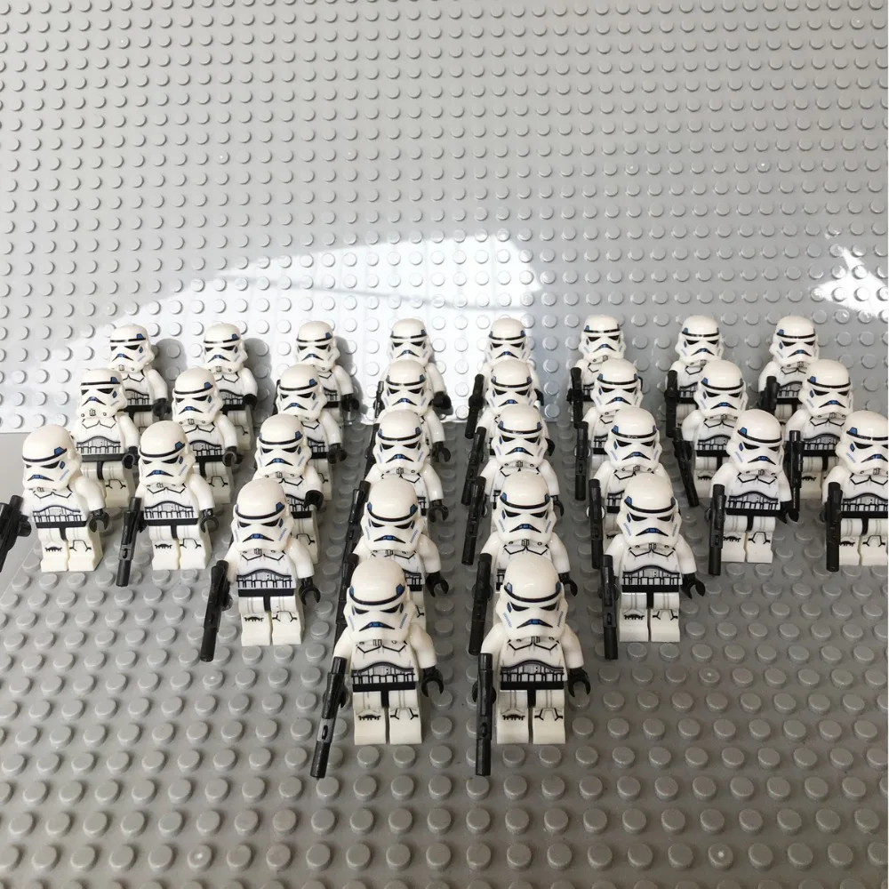NEW 30pcs/lot STAR WARS Storm SW578 troopers SW585 Army Clone Troopers compatible building block toys for children gift
NEW 30pcs/lot STAR WARS Storm SW578 troopers SW585 Army Clone Troopers compatible building block toys for children gift