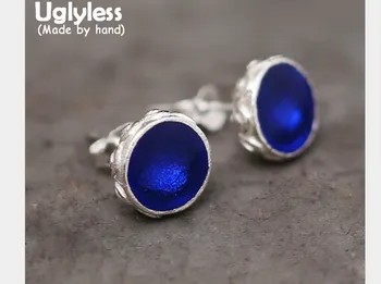 Uglyless Real S990 Silver Women Handmade Carved Lotus Flower Studs Vintage Enamel Noble Blue Stud Earrings Ethnic Brincos Bijoux
Uglyless Real S990 Silver Women Handmade Carved Lotus Flower Studs Vintage Enamel Noble Blue Stud Earrings Ethnic Brincos Bijoux