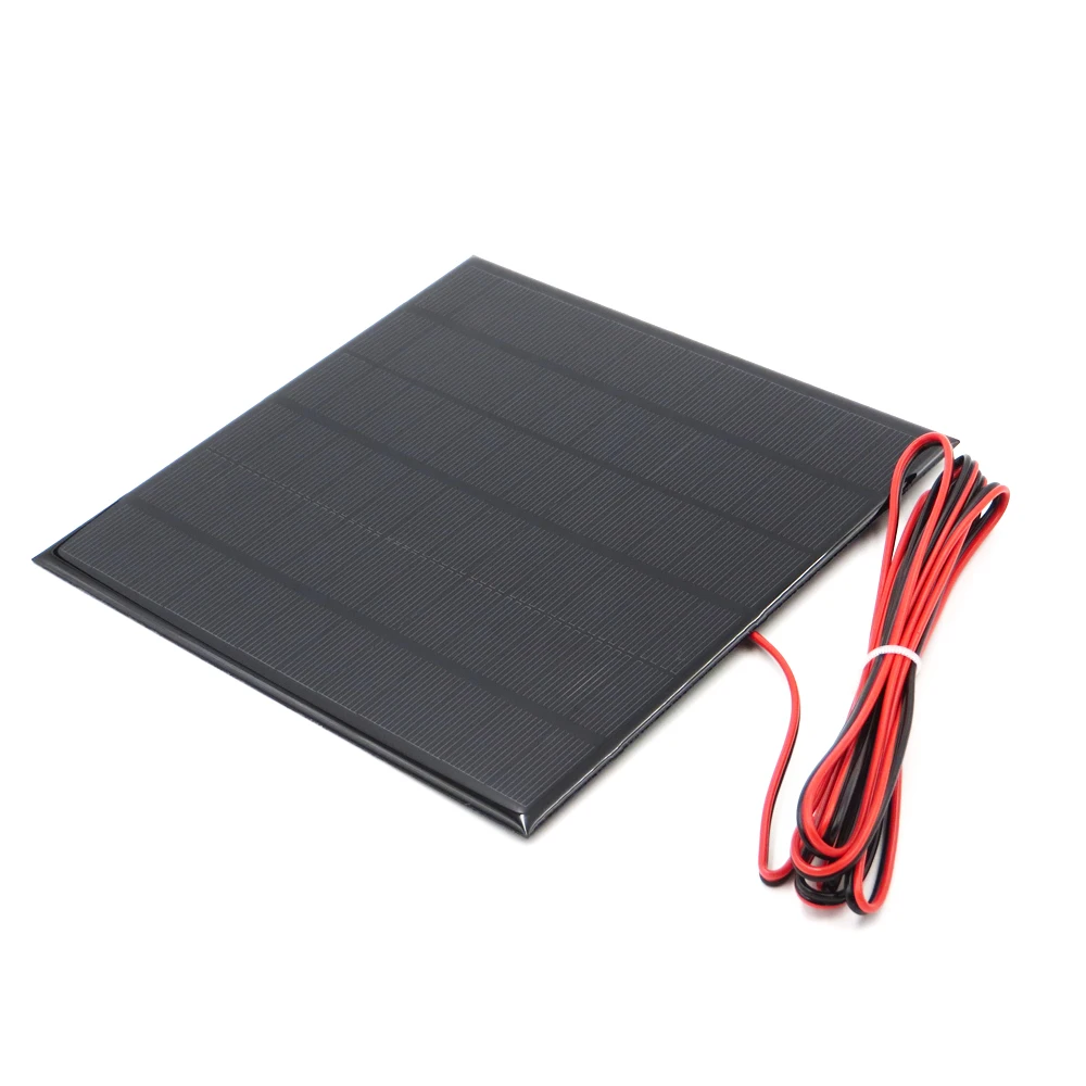 18V 250mA extend wire Solar Panel Polycrystalline Silicon DIY Battery Charger Small Mini Solar Cell cable toy 18 v volt 12 4.5W
18V 250mA extend wire Solar Panel Polycrystalline Silicon DIY Battery Charger Small Mini Solar Cell cable toy 18 v volt 12 4.5W