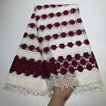 Latest African French Lace Fabric High Quality Guipure Lace Chemical Lace Fabric For Wedding Or Party DFMAY094
Latest African French Lace Fabric High Quality Guipure Lace Chemical Lace Fabric For Wedding Or Party DFMAY094