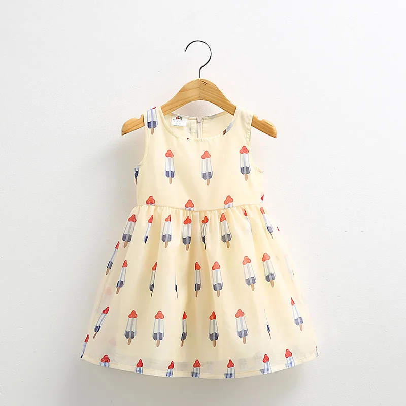 Baby ice cream vest dress 2019 summer Korean version of the new girl children's clothing children's full dress qz-3306
Baby ice cream vest dress 2019 summer Korean version of the new girl children's clothing children's full dress qz-3306
