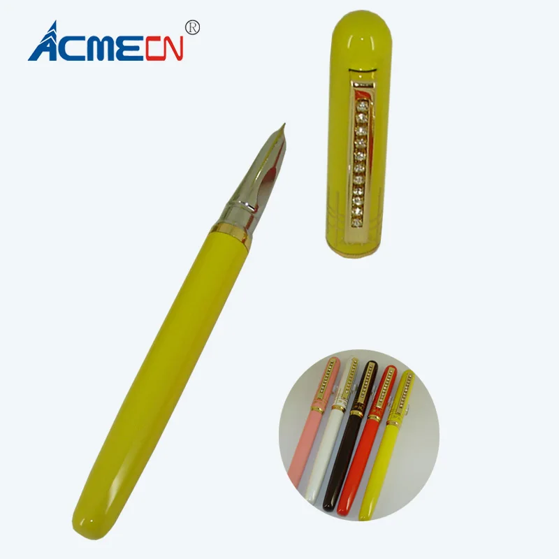 ACMECN New Arrival Cute Design Multi color Liquid ink Crystal Pen 0.38mm nib Calligraphy Fountain Pen for Student and Lady Gifts
ACMECN New Arrival Cute Design Multi color Liquid ink Crystal Pen 0.38mm nib Calligraphy Fountain Pen for Student and Lady Gifts