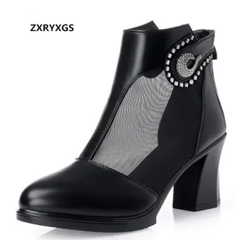 2019 Spring and Summer Cool Boots Rhinestone Mesh Genuine Leather Sandals with High Heels Elegant Fashion Sandals Women Shoes
2019 Spring and Summer Cool Boots Rhinestone Mesh Genuine Leather Sandals with High Heels Elegant Fashion Sandals Women Shoes