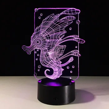 Hippocampus 3D LED Night Light Atmosphere Table Lamp Lighting Hot Home Decoration For Children Friends Great Gifts
Hippocampus 3D LED Night Light Atmosphere Table Lamp Lighting Hot Home Decoration For Children Friends Great Gifts