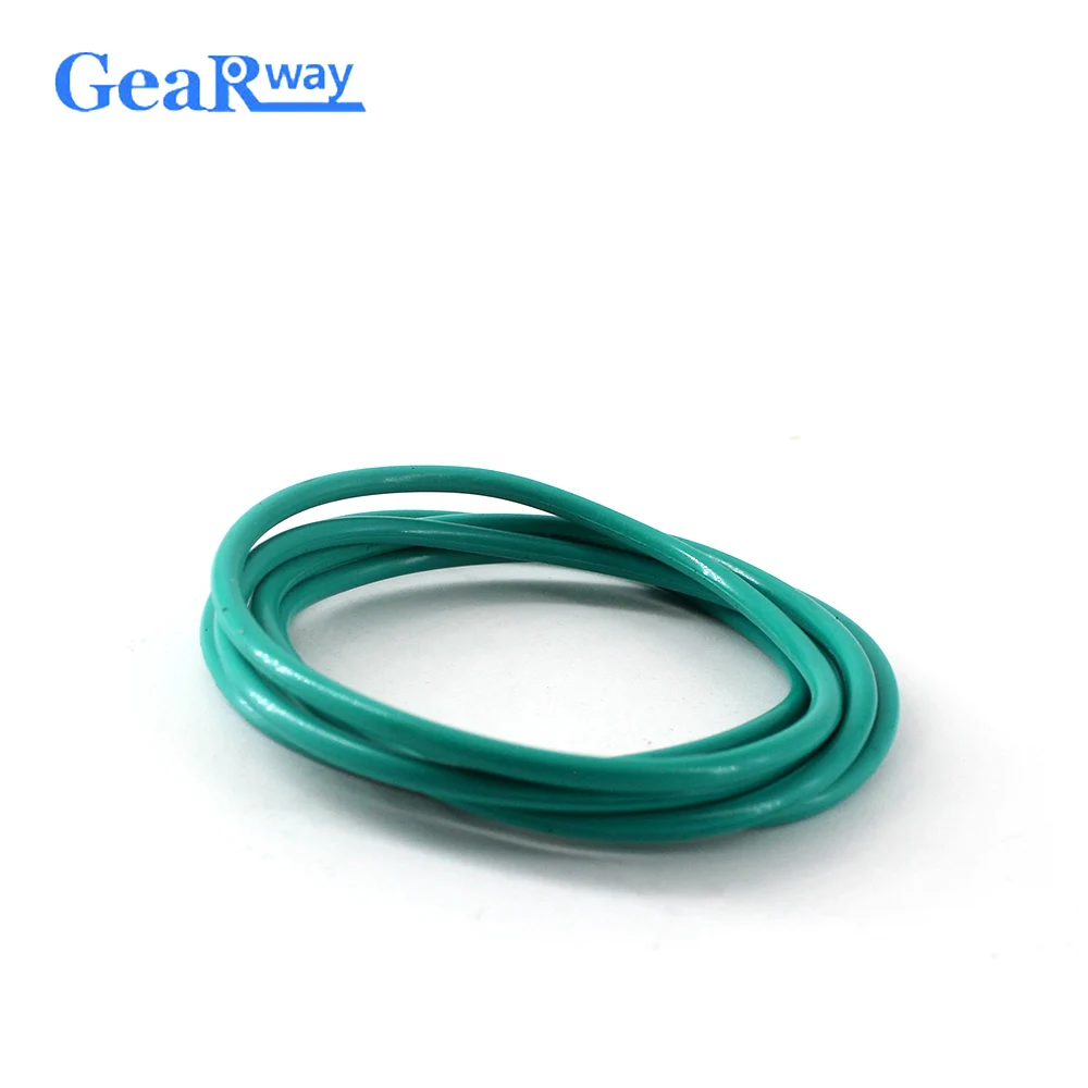 

Gearway 2.4mm thickness O Ring Seal Green FKM O Ring Sealing Gasket 41/42/43/44/62/63/64mm OD Fluorine Rubber O Ring Seal Washer