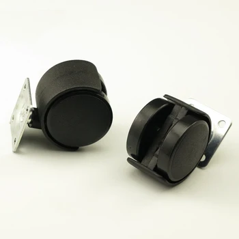 4Pcs Black Plastic 40mm Replacement Brake Swivel CastersRolling Roller Caster Office Chair Sofa Wheels For Platform Trolley
4Pcs Black Plastic 40mm Replacement Brake Swivel CastersRolling Roller Caster Office Chair Sofa Wheels For Platform Trolley