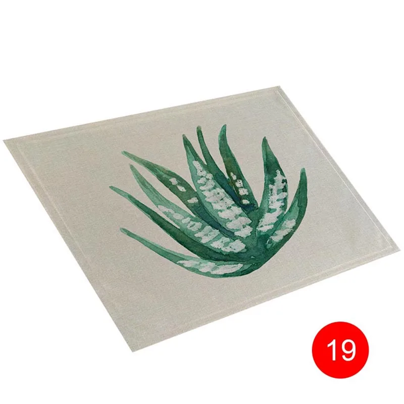 Linen Placemats Dining Table Heat-resistant Placemats Washable Succulent Plants Pattern Best Price
Linen Placemats Dining Table Heat-resistant Placemats Washable Succulent Plants Pattern Best Price