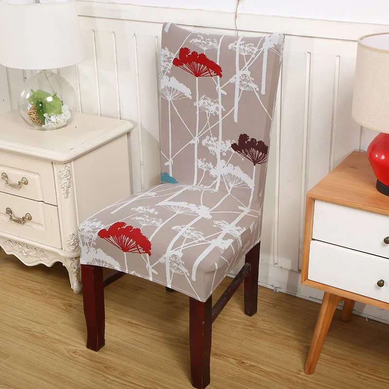 Plaid Kitchen Chair Cover Stretch Seat Covers Chair Dining Room Blue house de chaise slipcover chair covers Spandex 1246 pcs (19)