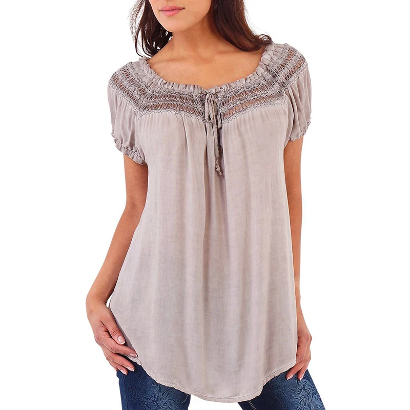 Summer Short Sleeve T-Shirt Women Casual Top Tee Harajuku Mujer Black Vintage Lace T-Shirt Women Clothing Plus Size 2XL
Summer Short Sleeve T-Shirt Women Casual Top Tee Harajuku Mujer Black Vintage Lace T-Shirt Women Clothing Plus Size 2XL