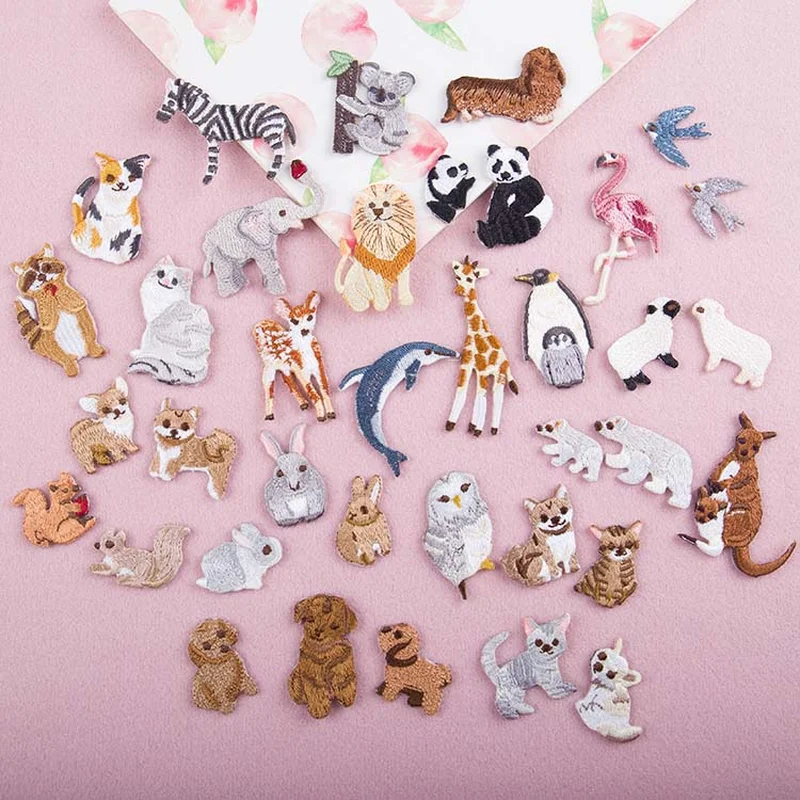 100pcs/lot Small Embroidery Patches for Clothing Cute Animals Kids Clothes Wallet Decoration Iron Heat Transfers for Clothes
100pcs/lot Small Embroidery Patches for Clothing Cute Animals Kids Clothes Wallet Decoration Iron Heat Transfers for Clothes