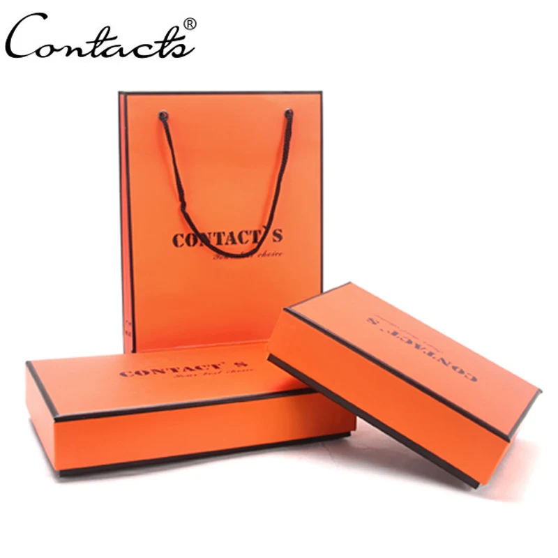 CONTACT'S Original Brand Paper Gift Box For Men Wallets Box Rectangle Shaped Fashion Protection Gift Boxes
CONTACT'S Original Brand Paper Gift Box For Men Wallets Box Rectangle Shaped Fashion Protection Gift Boxes