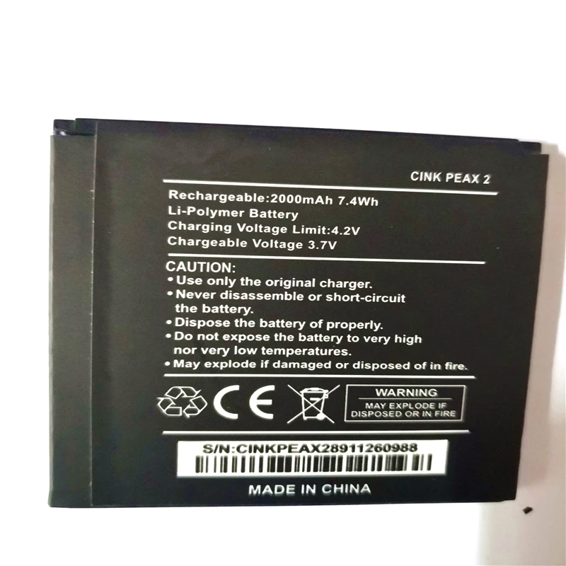 High Quality cink peax 2 battery for Wiko cink peax 2 Accumulator Mobile Phone Batteries with phone stander for gift
High Quality cink peax 2 battery for Wiko cink peax 2 Accumulator Mobile Phone Batteries with phone stander for gift