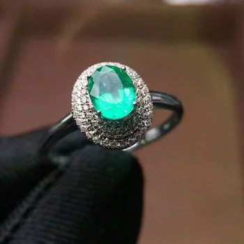 Fidelity Natural 4*6mm Colombia emerald Rings s925 sterling silver Elegant fine Jewelry for women party Natural green gemstone
Fidelity Natural 4*6mm Colombia emerald Rings s925 sterling silver Elegant fine Jewelry for women party Natural green gemstone