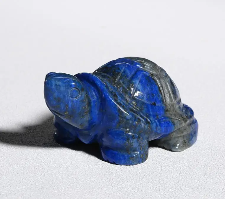 Hot sale Cute natural lapis lazuli stone tortoise figurine quartz crystal hand carved animal craft auspicious symbol as gift
Hot sale Cute natural lapis lazuli stone tortoise figurine quartz crystal hand carved animal craft auspicious symbol as gift