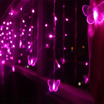 4m Pink LED String Holiday Curtain Light For PARTY FAIRY Christmas Wedding 100 SMD 18p Butterflies EU/US/AU/UK Plug 110V 220V
4m Pink LED String Holiday Curtain Light For PARTY FAIRY Christmas Wedding 100 SMD 18p Butterflies EU/US/AU/UK Plug 110V 220V