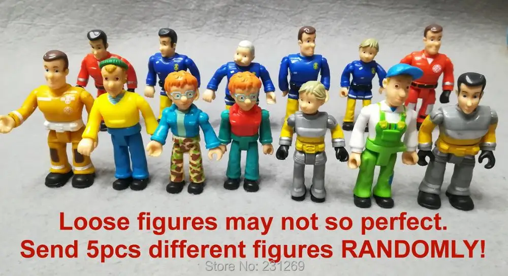 *SEND RANDAM* LOT! 5pcs/Set All Different Original FIREMAN SAM Cartoon PVC Action Figures Collection Toys Kids Gift
*SEND RANDAM* LOT! 5pcs/Set All Different Original FIREMAN SAM Cartoon PVC Action Figures Collection Toys Kids Gift