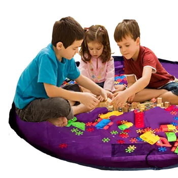 Tapete Infantil New Portable Kids Toy mat Storage Play Mat Legoing Toys Organizer Drawstring Fashion Practical Lawn Beach Mats 
Tapete Infantil New Portable Kids Toy mat Storage Play Mat Legoing Toys Organizer Drawstring Fashion Practical Lawn Beach Mats