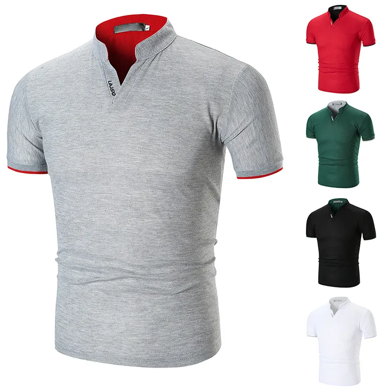 2019 new cotton men's Polo shirt top fashion brand large size short sleeve black white Polo shirt Homme Camisa 3XL
2019 new cotton men's Polo shirt top fashion brand large size short sleeve black white Polo shirt Homme Camisa 3XL
