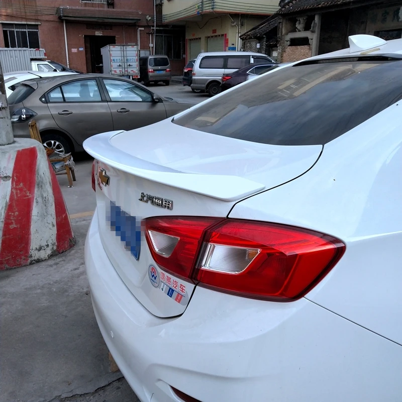 For 2017 Cruze Spoiler ABS Material Car Rear Wing Primer Color Rear Spoiler For Chevrolet Cruze Modified spoiler 2017 year
For 2017 Cruze Spoiler ABS Material Car Rear Wing Primer Color Rear Spoiler For Chevrolet Cruze Modified spoiler 2017 year