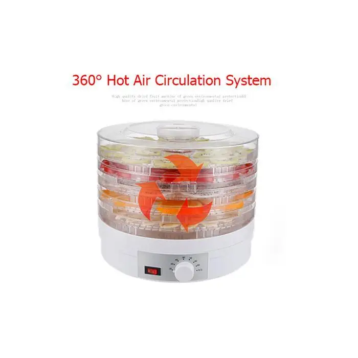 Household Food Dehydrator Fruits vegetables dryer adjustable 5 trays Layer Dried meat Snacks drying machine 110V 220V EU US plug
Household Food Dehydrator Fruits vegetables dryer adjustable 5 trays Layer Dried meat Snacks drying machine 110V 220V EU US plug