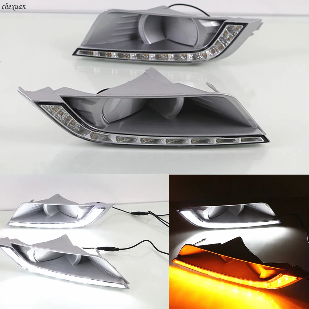 CSCSNL 1 Set For Ford Ranger 2015 2016 2017 2018 Car LED DRL Daytime Running Lights With Yellow Turn Signal Round Hole
CSCSNL 1 Set For Ford Ranger 2015 2016 2017 2018 Car LED DRL Daytime Running Lights With Yellow Turn Signal Round Hole