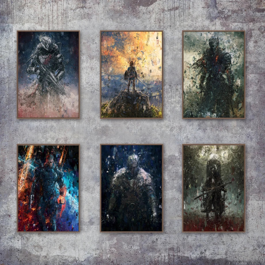 Bloodborne Halo The Elder Scrolls Game Posters And Prints Wall Art Canvas Painting Wall Pictures For Living Room Home Decor
Bloodborne Halo The Elder Scrolls Game Posters And Prints Wall Art Canvas Painting Wall Pictures For Living Room Home Decor