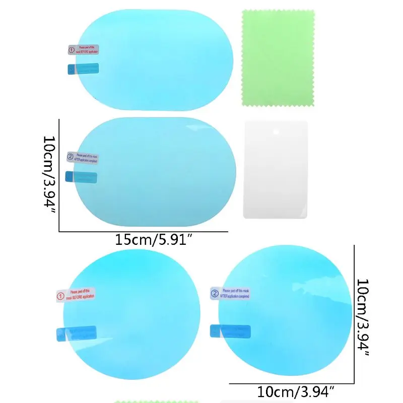 2PCS Car Rearview Mirror Protective Film Anti Fog Window Foils Rainproof Rear View Mirror Protective Film
2PCS Car Rearview Mirror Protective Film Anti Fog Window Foils Rainproof Rear View Mirror Protective Film