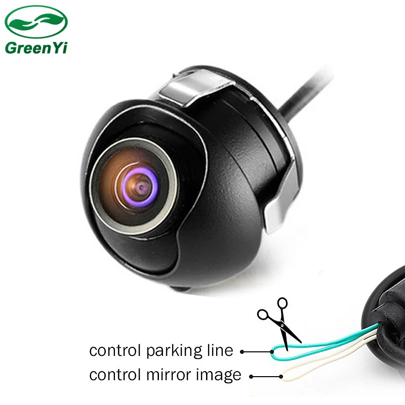GreenYi Mini Wide Angle Waterproof HD CCD Normal Image Car Front / Rear View Camera With Mirror Image Convert Line
GreenYi Mini Wide Angle Waterproof HD CCD Normal Image Car Front / Rear View Camera With Mirror Image Convert Line