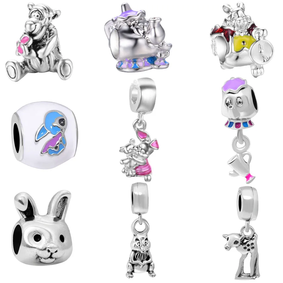 2018 new free shipping european 1pc silver MRS POTTS AND CHIP piglet tigger thumper bambi bead fit pandora charm bracelet F034
2018 new free shipping european 1pc silver MRS POTTS AND CHIP piglet tigger thumper bambi bead fit pandora charm bracelet F034