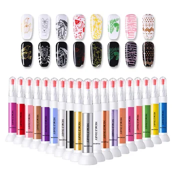 NICOLE DIARY Nail Stamping Polish Nail Stamp Polish Nail Art Varnish Nail Art Printing Polish for Plate Stencil
NICOLE DIARY Nail Stamping Polish Nail Stamp Polish Nail Art Varnish Nail Art Printing Polish for Plate Stencil