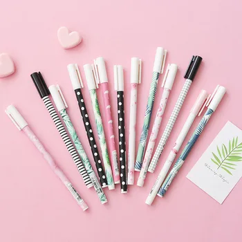 3 Pcs/lot Green Plants Flamingo Sakura Gel Pen 0.5mm Black Gel In Pen Escolar Papelaria School Office Supply Promotional Gift
3 Pcs/lot Green Plants Flamingo Sakura Gel Pen 0.5mm Black Gel In Pen Escolar Papelaria School Office Supply Promotional Gift